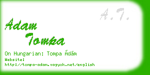 adam tompa business card